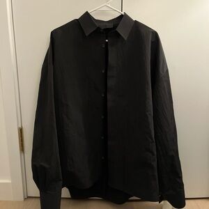 heliot emil black button down